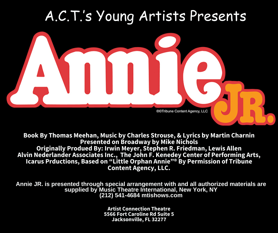 A.C.T.'s Young Artists Annie Jr Photo (940 x 788 px)