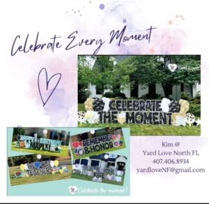 A collage of photos with the words celebrate every moment